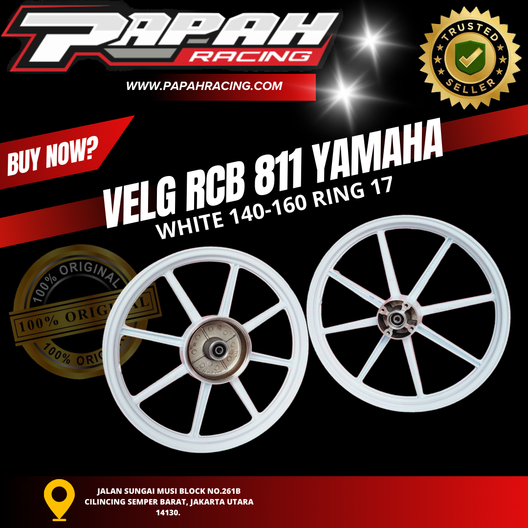 VELG RCB 811 YAMAHA JUPITER WHITE 140-160 RING 17